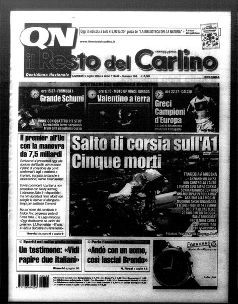 Il Resto del Carlino : giornale dell'Emilia